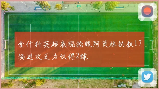 舍什科英超表现抢眼阿莫林执教17场进攻乏力仅得2球